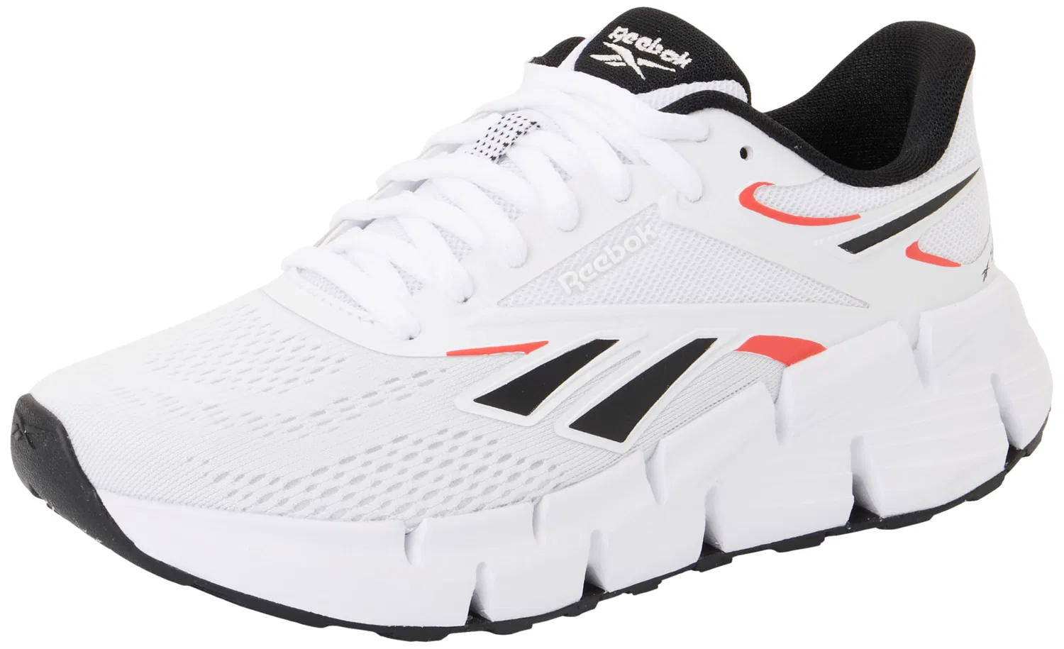 Детские кроссовки для мальчиков с принтом Zig Dynamica 6 Reebok, Ftwr White Core Black Energy Red