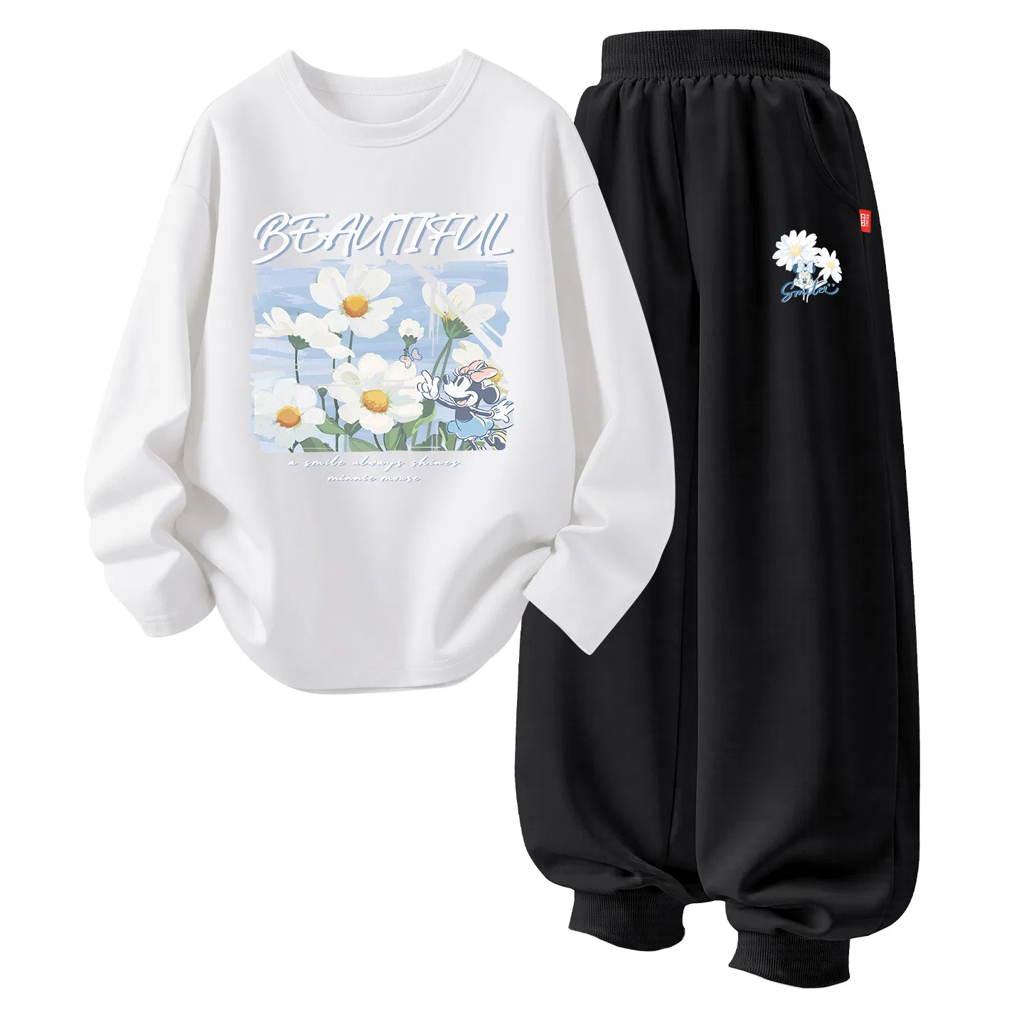 Детский комплект спортивной одежды с круглым вырезом Di Lifting K Light Pink+Di Lifting K Pink Disney — фото 3
