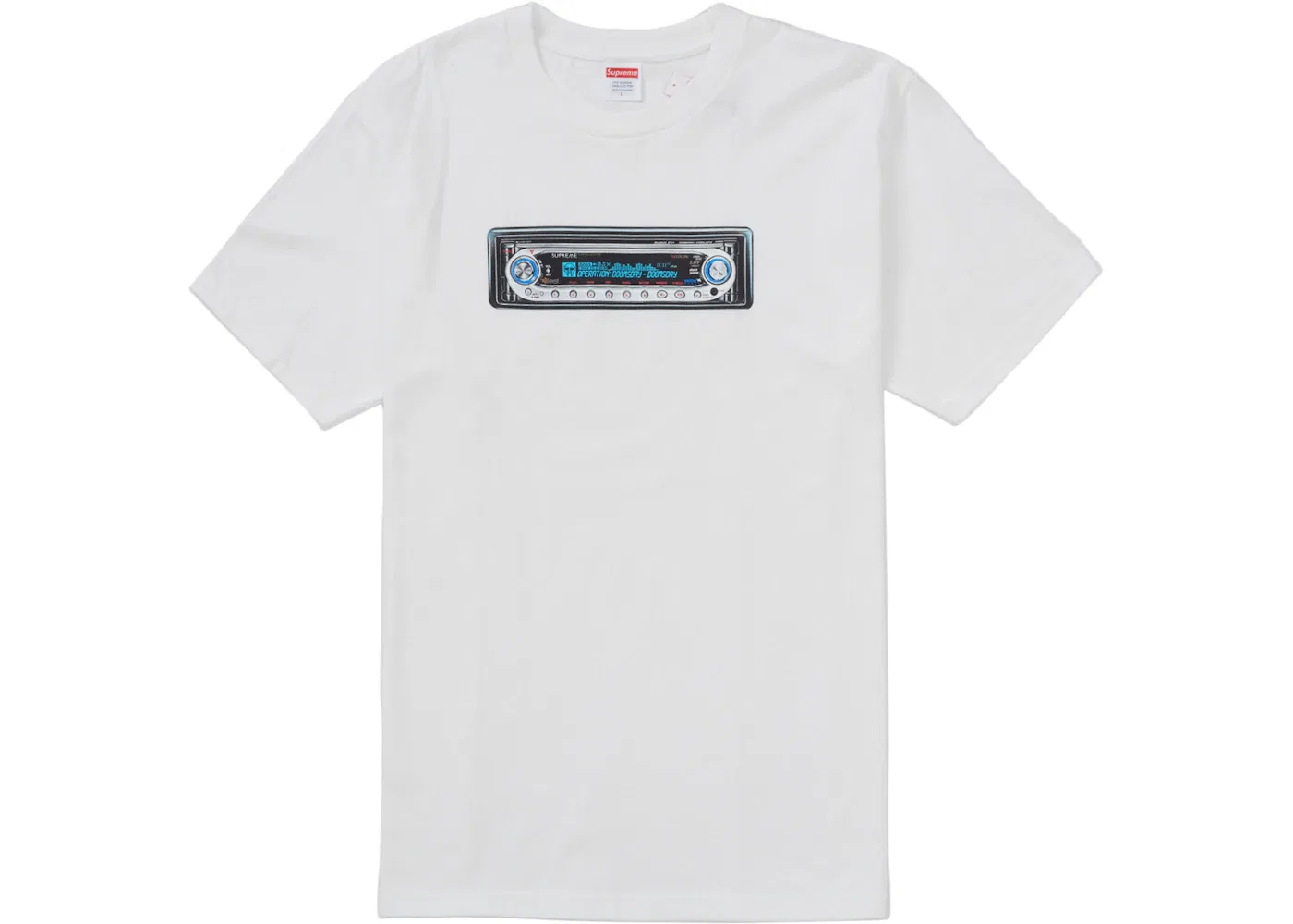 Мужская футболка с принтом Supreme Supreme Tee, White