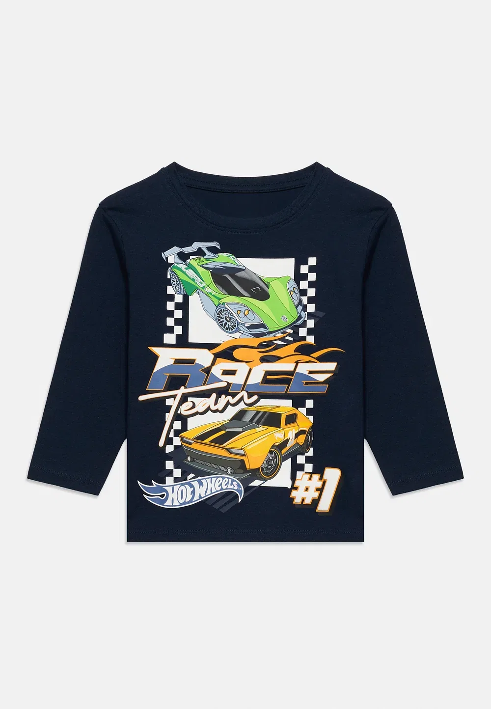 Nmmjunior hotwheels обычная футболка с длинными рукавами Name It, Navy Blazer — фото 3