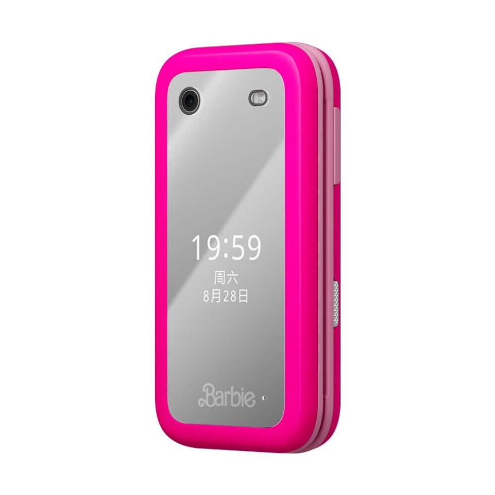 Мобильный телефон HMD Barbie Phone, 64 МБ/128 МБ, 2 Nano-SIM, розовый — фото 2