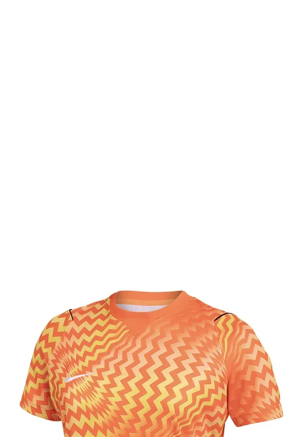 Футболка вратарская дышащая Goalkeeper jersey Nike Performance, желто-черный — фото 3
