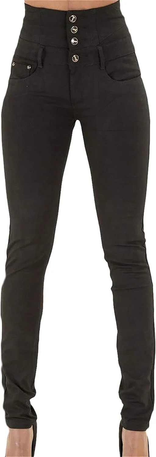 

Женские джинсы Colombian Jeans с высокой посадкой и застежкой на пуговицы ZH8FCHAN