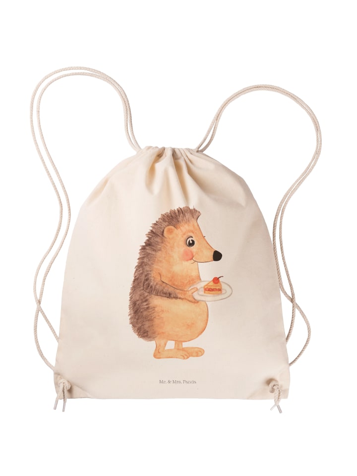 

Mr. & Mrs. Panda Джутовая сумка, ежик, кусок торта без слов в кремовом соусе