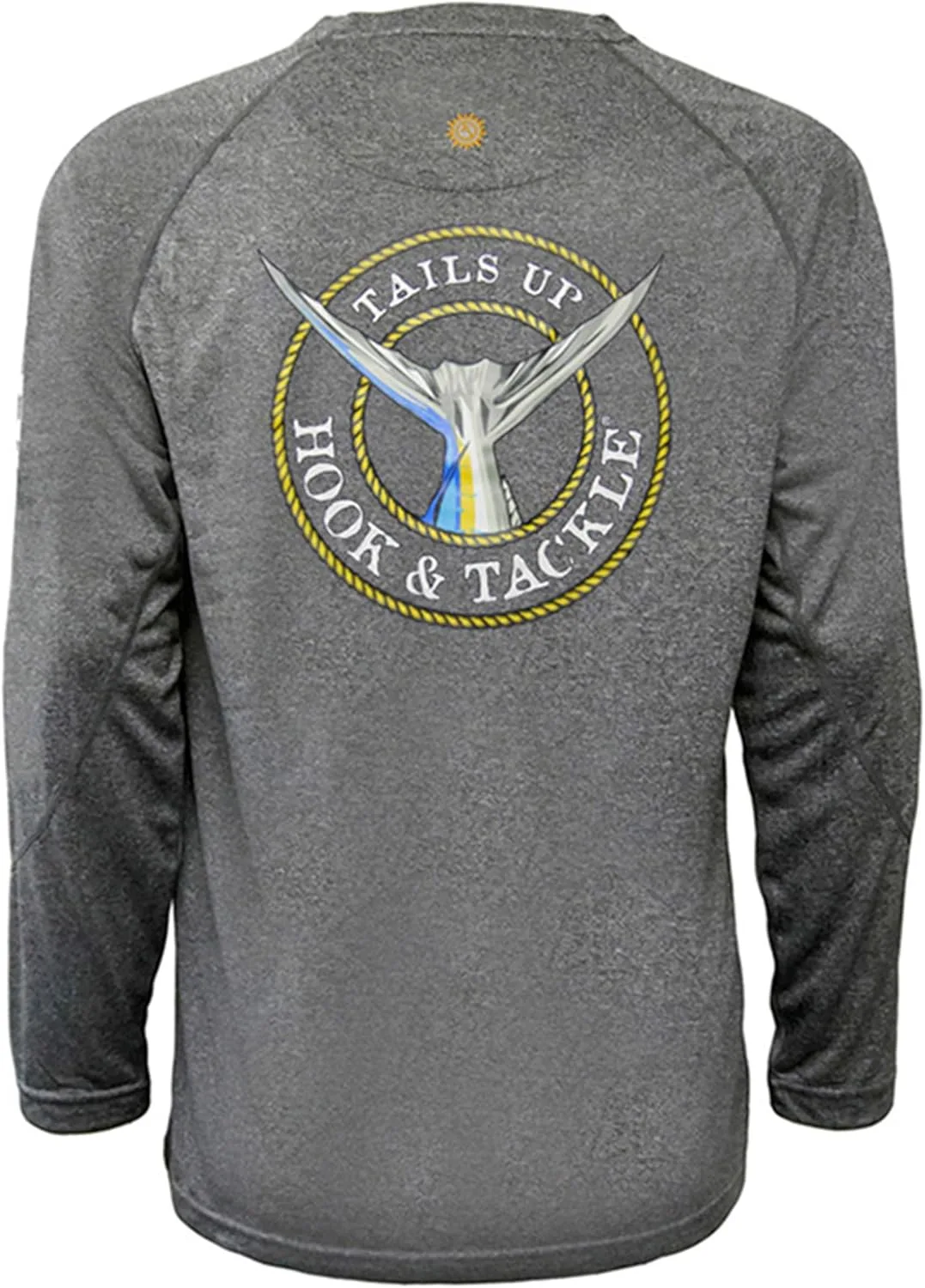 

Мужская футболка с длинным рукавом Hook & Tackle Tails Up для рыбалки с UV-защитой