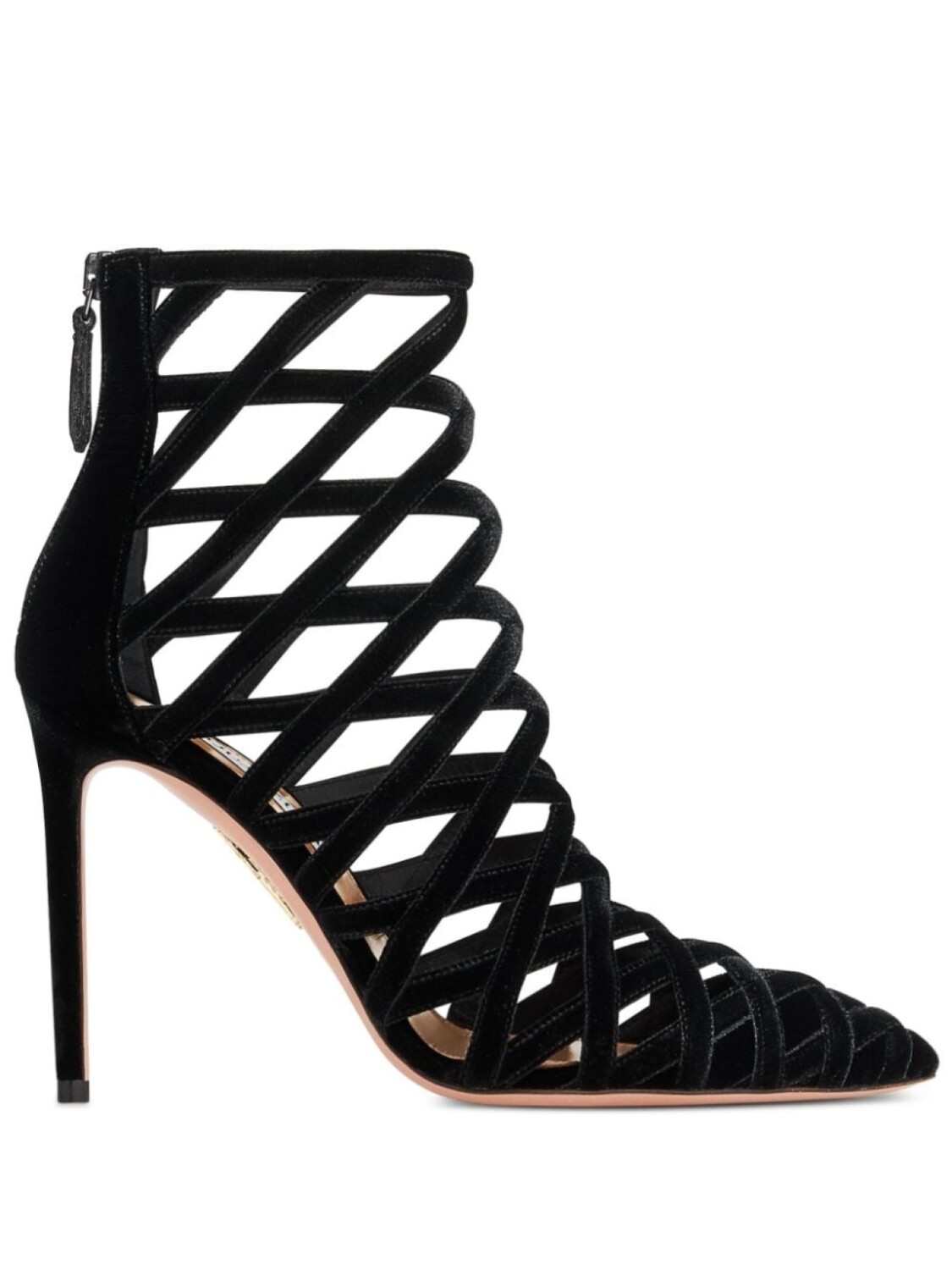 Aquazzura ботильоны Romance 105, черный