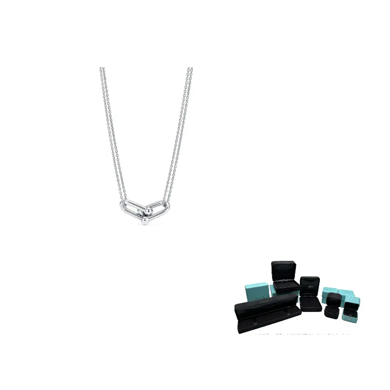 

TIFFANY & CO. Коллекция HardWear ожерелье из стерлингового серебра 925 пробы серебро