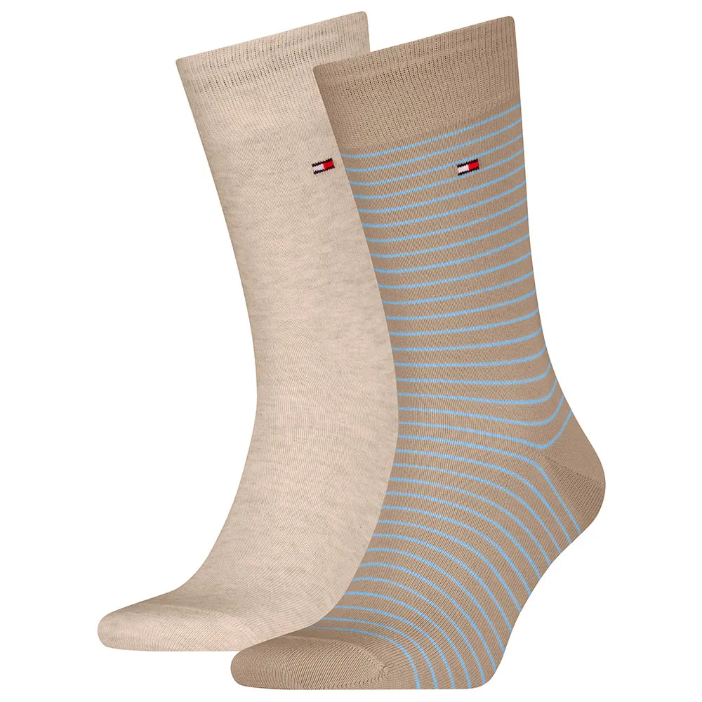 

Носки 2 шт Tommy Hilfiger Small Stripe, бежевый