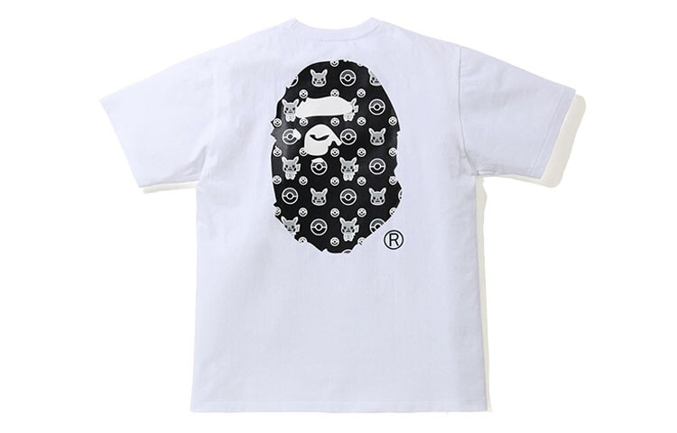 

Футболка серии Pokemon X Ape Head унисекс A Bathing Ape, белый