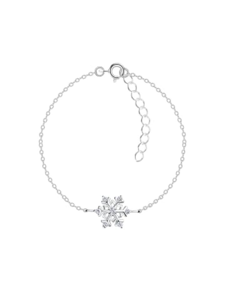 

Alexander York Браслет «Снежинка» с кубическим цирконием в оправе из серебра 925 пробы