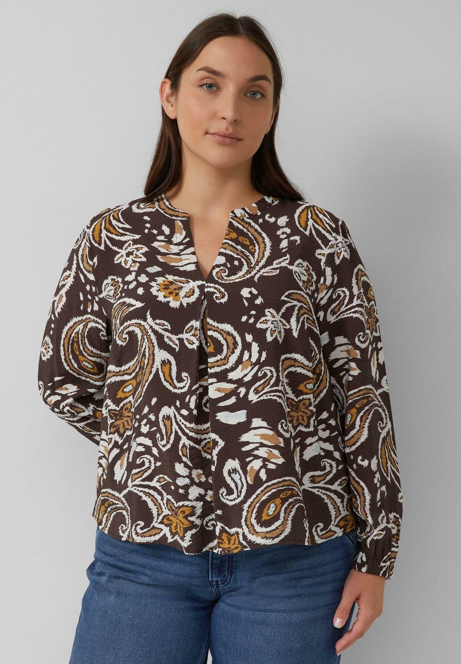 

Блуза s.Oliver Blouse, Dunkelbraun/Brown