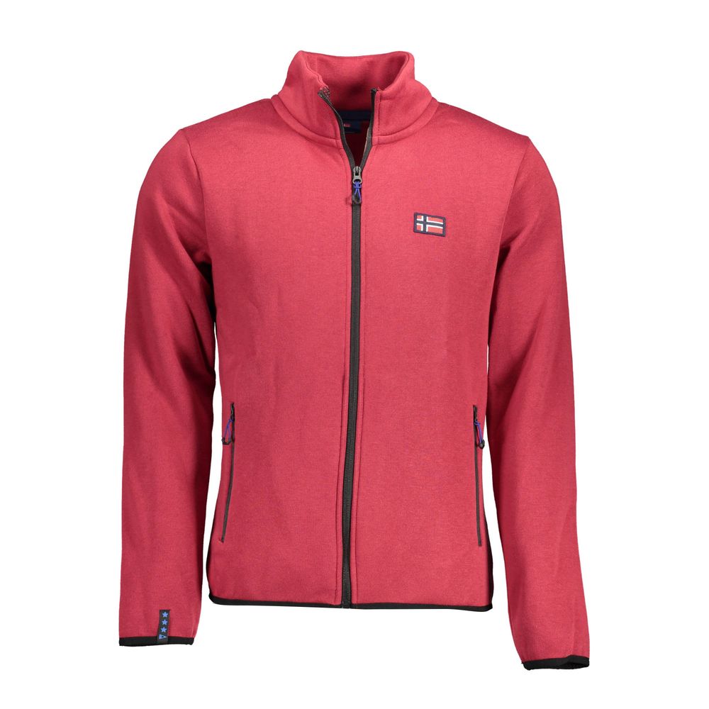 

Красный хлопковый свитер Geographical Norway