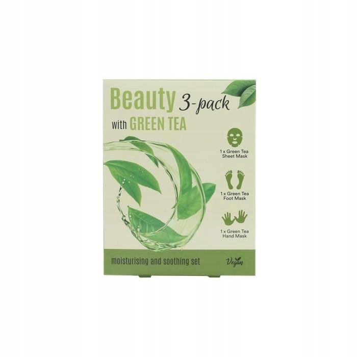 

ECHOLUX Beauty 3pack Green Tea увлажняющие и успокаивающие тканевые маски Inna marka