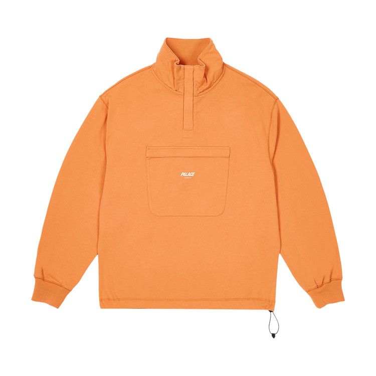 

Толстовка Palace 1/4 Zip Washed Funnel, Tiger Orange