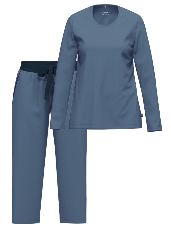 

Ammann Пижама Night & Home синего цвета