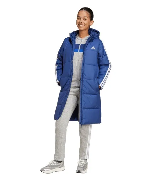 Детское пальто adidas Climawarm тёмно-синее