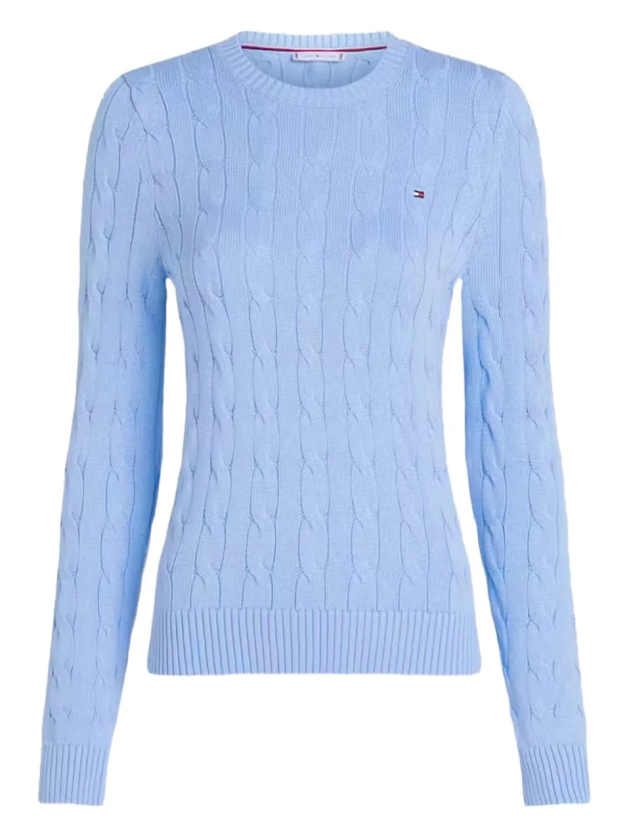 

Свитер косичной вязки от Tommy Hilfiger, синий
