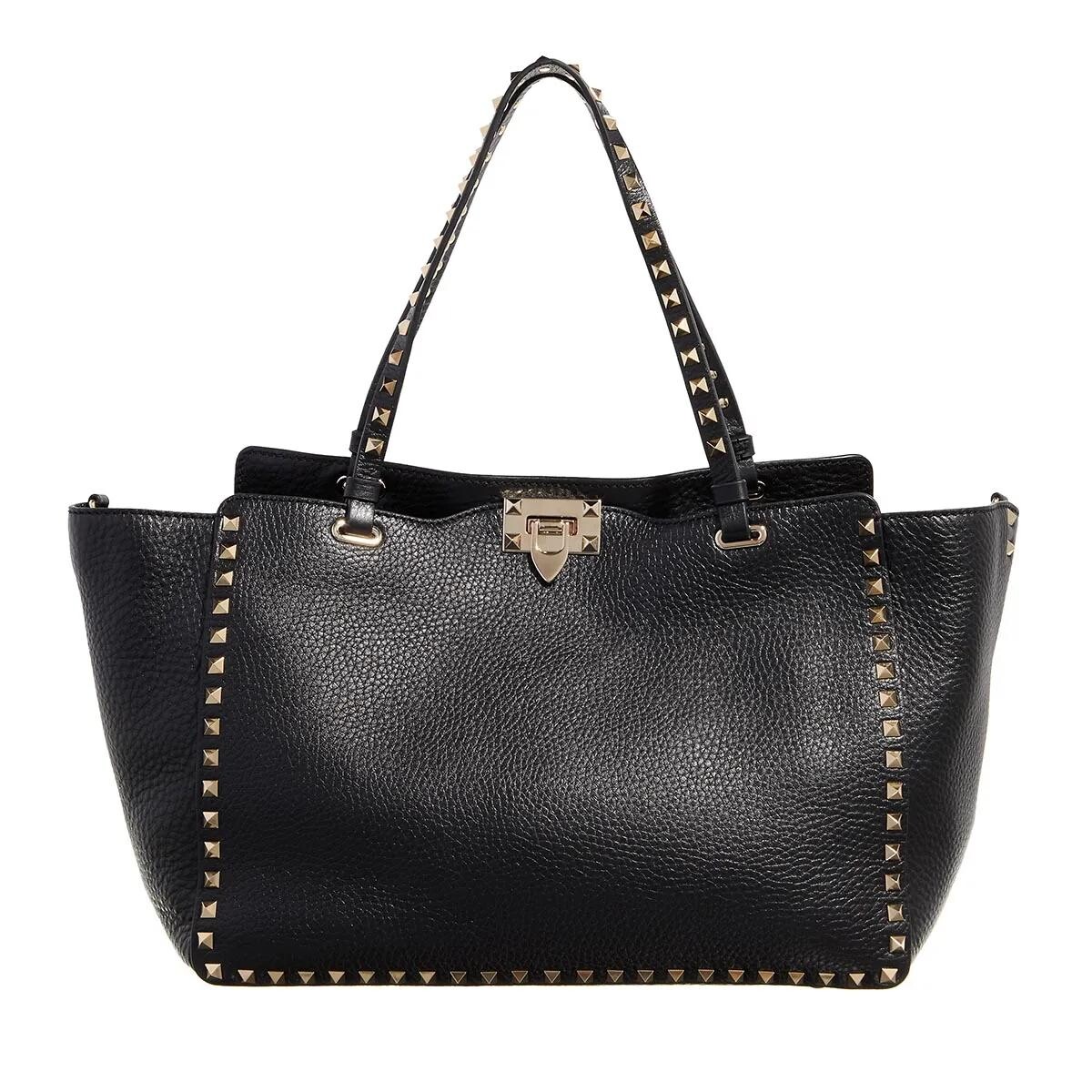 

Средняя сумка тоут rockstud nero Valentino Garavani, черный
