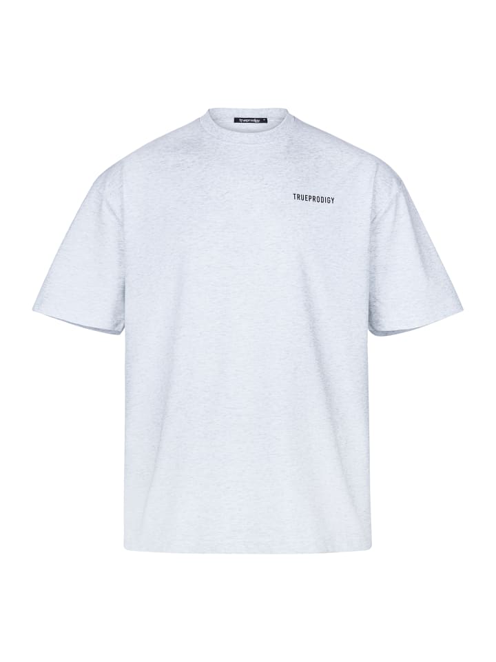 

Trueprodigy Футболка Lior F оверсайз серого меланжевого цвета, Серый, Trueprodigy Футболка Lior F оверсайз серого меланжевого цвета