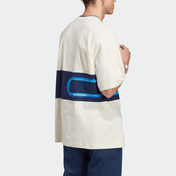 Футболка BLOKEPOP Men Wonder White Adidas Originals, цвет Wonder White — фото 3