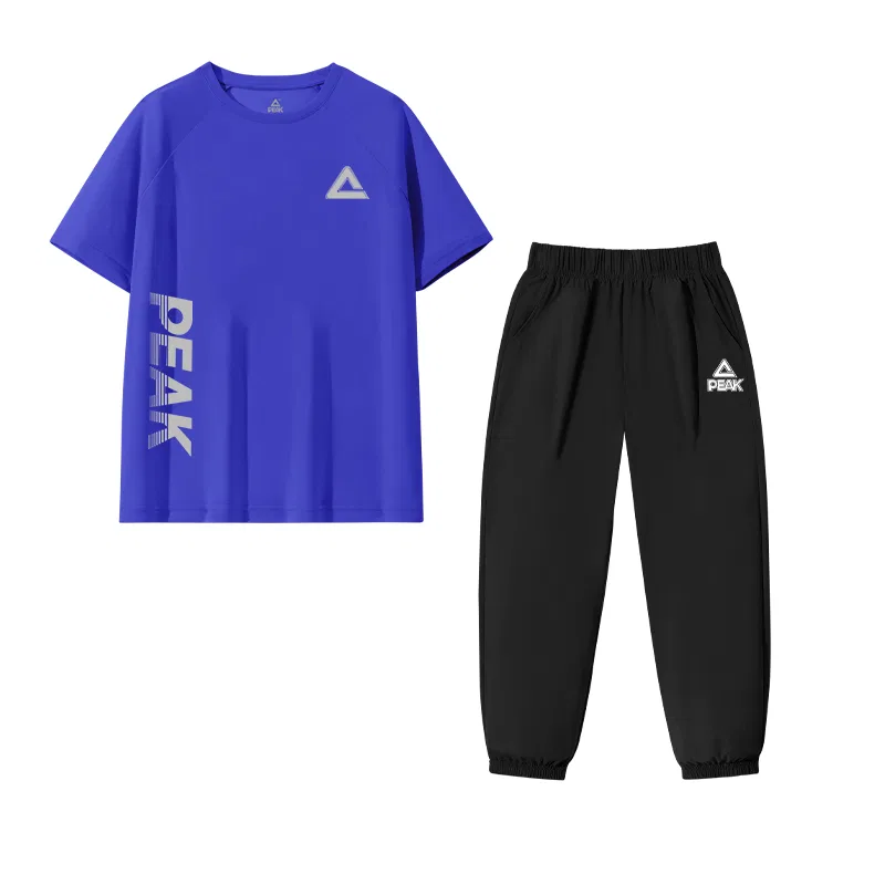 Детский спортивный костюм с круглым вырезом PEAK королевский синий