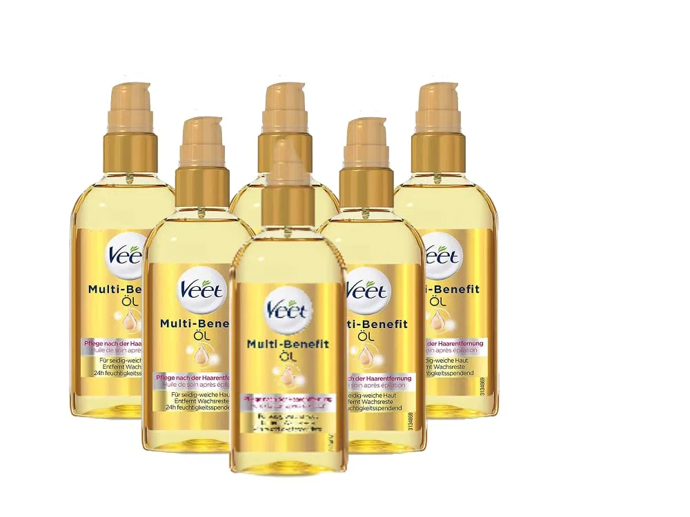 Масло Veet Multi Benefit для шелковистой кожи, 6 x 100 мл Veet