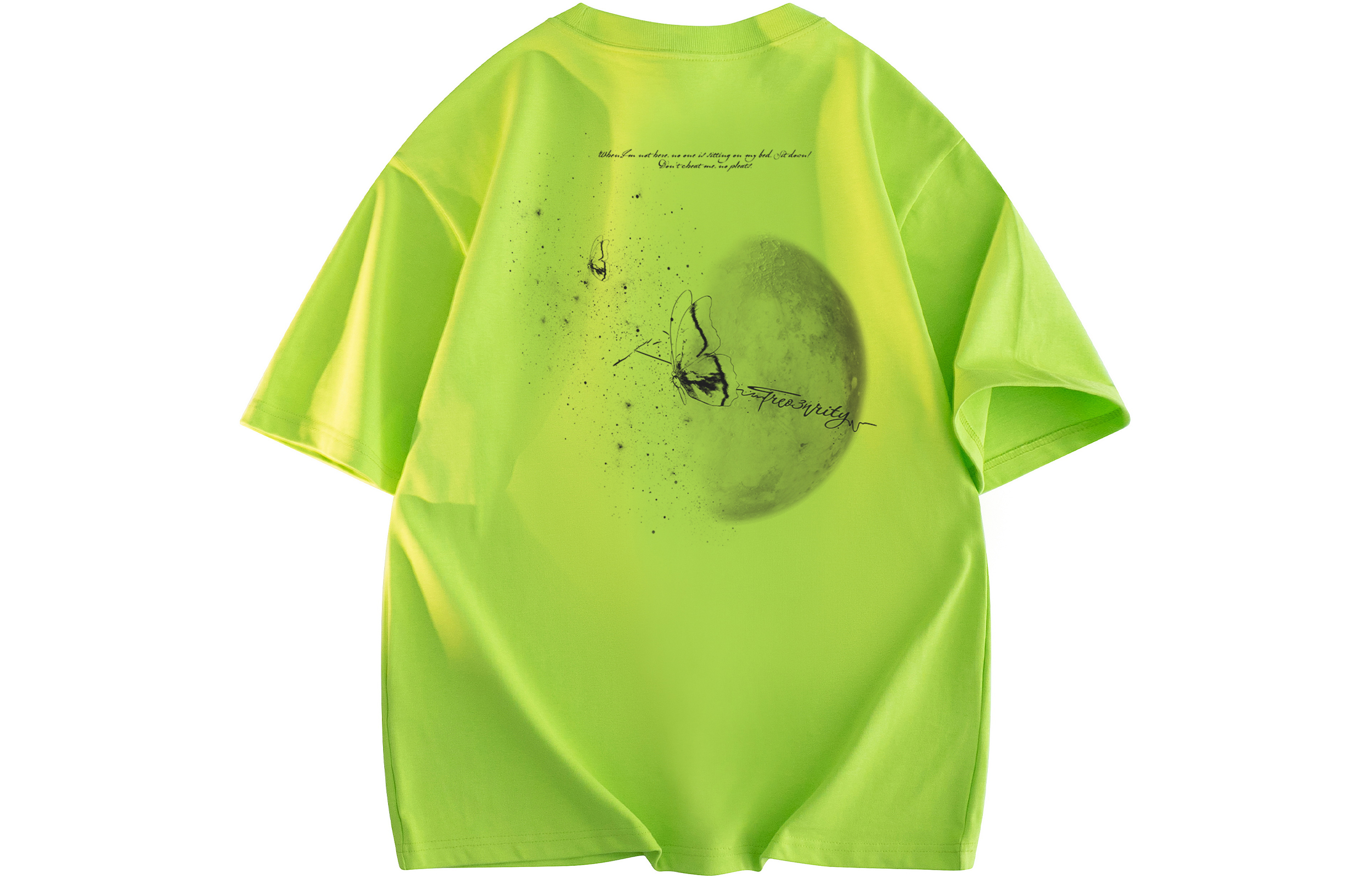 

Футболка унисекс FREO3N, Black+Neon Green