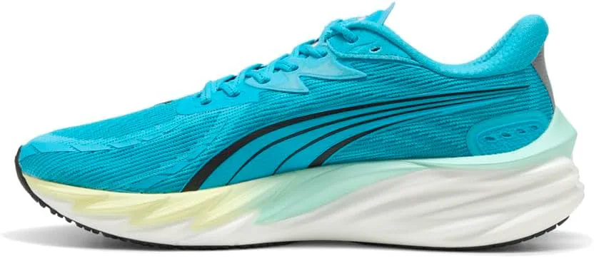 Мужские беговые кроссовки Puma Velocity Nitro, синий/золотой — фото 3
