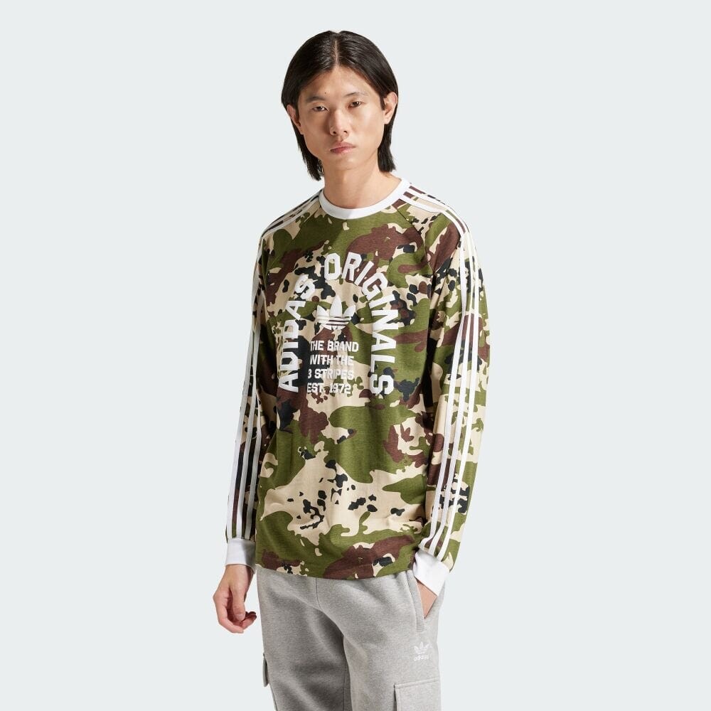 

Футболка Adidas Camo long sleeve Cali T-shirt, белый
