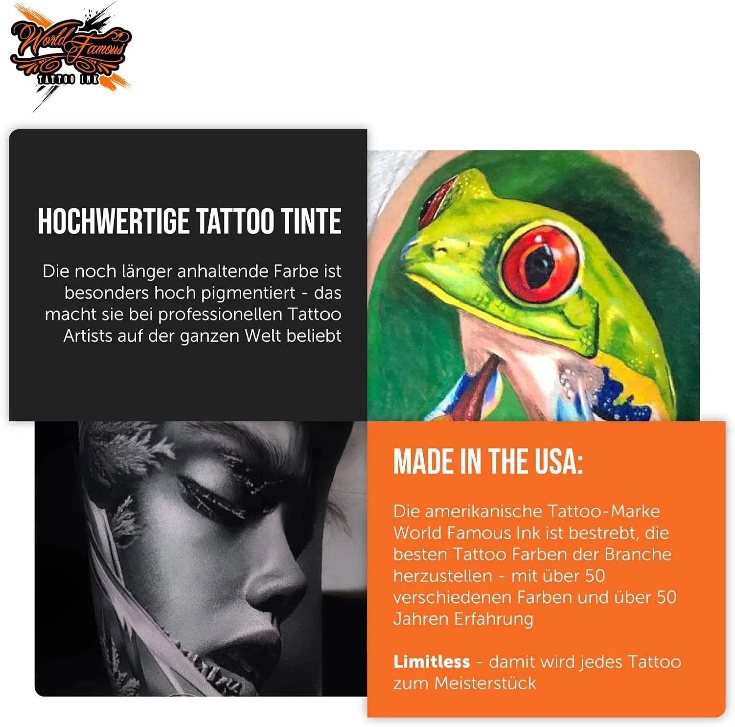 Профессиональная тату-краска «Limitless Light Pink 2» от World Famous Tattoo Ink World Famous Tattoo Ink — фото 3