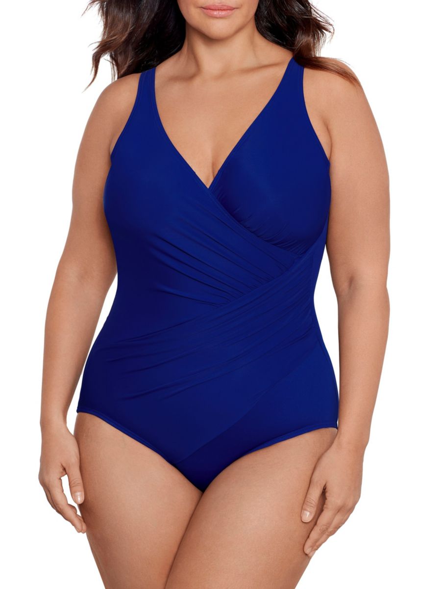 

Слитный купальник Plus Oceanus Miraclesuit, синий