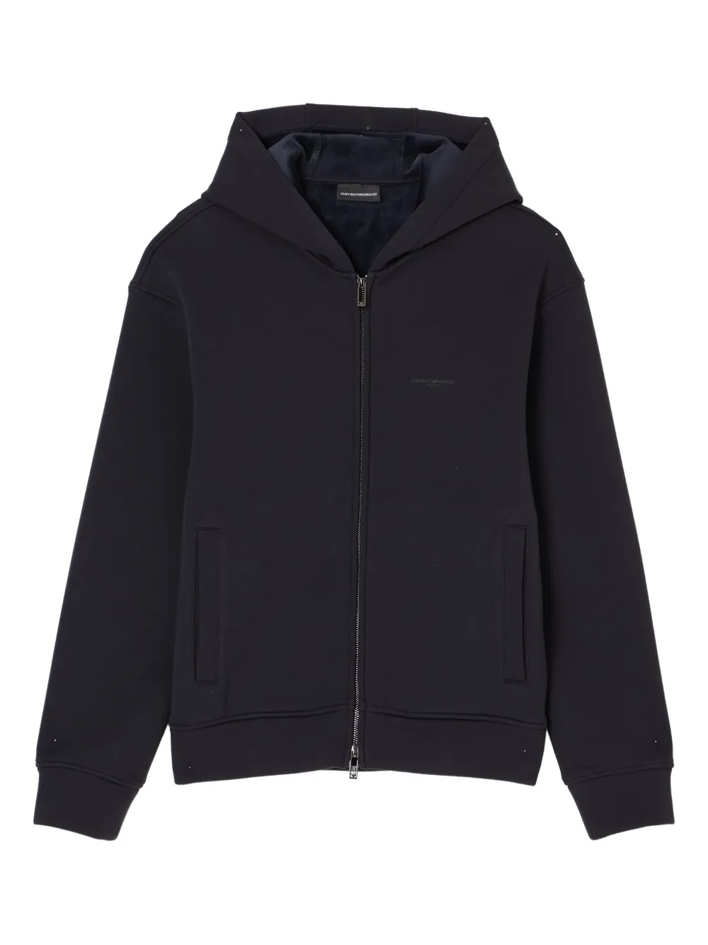 

Худи на молнии EMPORIO ARMANI, черный