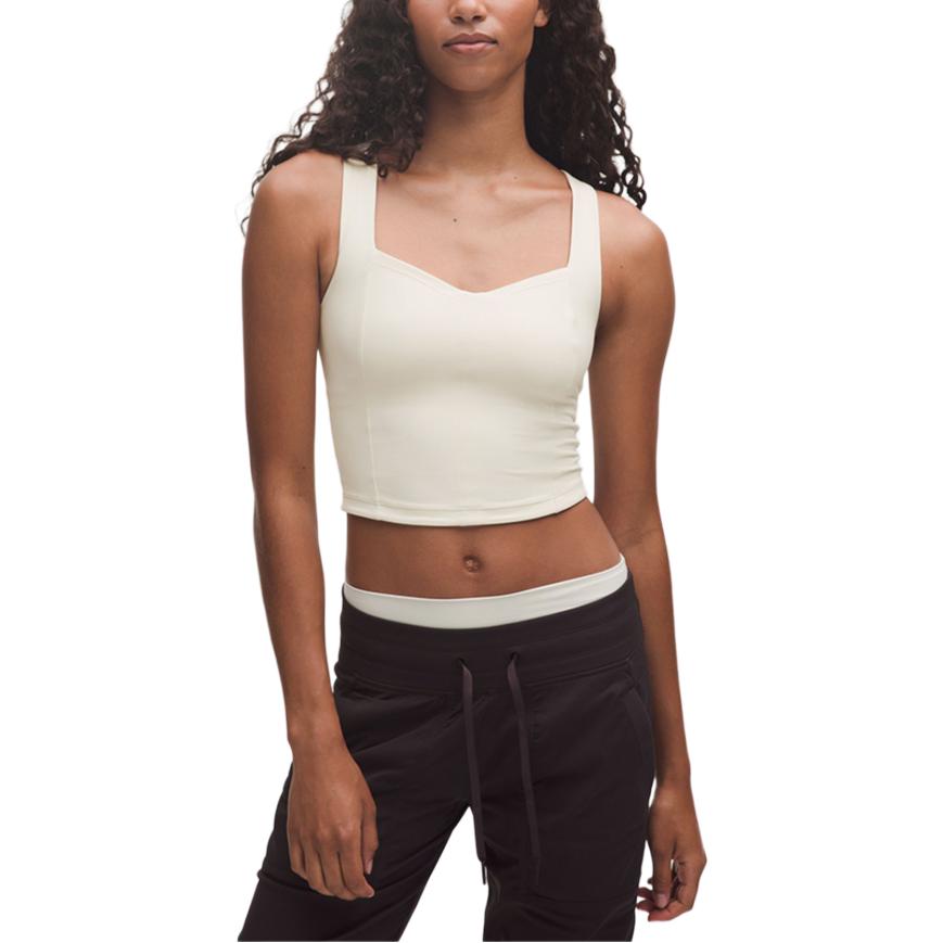 

Топ Nulu женский bone white Lululemon, светло-айвори белый/LTIV