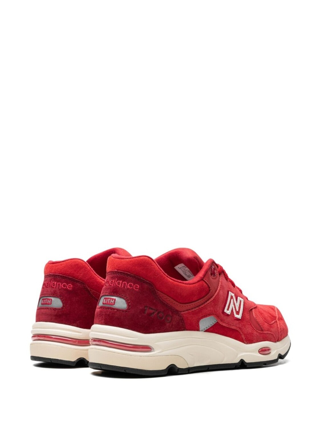 Кроссовки 1700 Kith Toronto Rococco Red New Balance, красный — фото 3