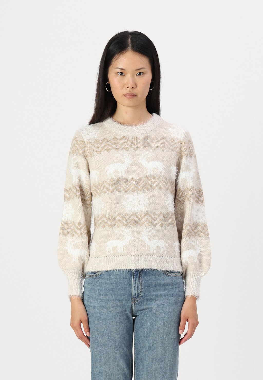 

Джемпер ONLXMAS FAIRISLE ONLY, серый