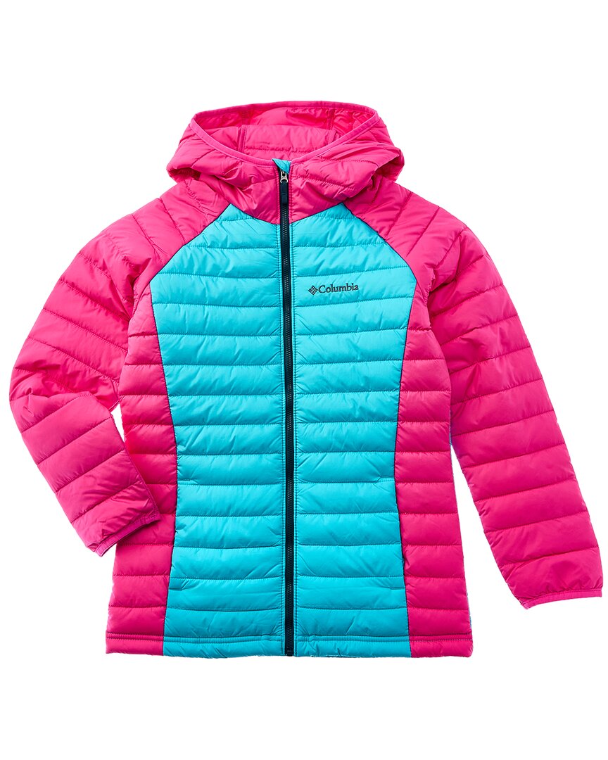 

Куртка с капюшоном Columbia Powder Lite, розовый