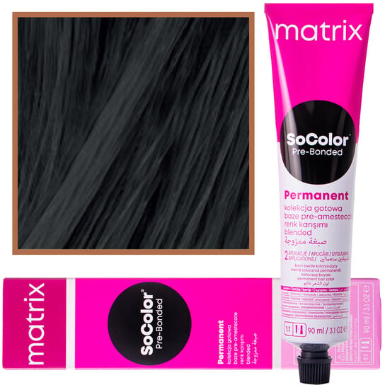 

Перманентная краска Matrix So Color PreBond 90мл 2N