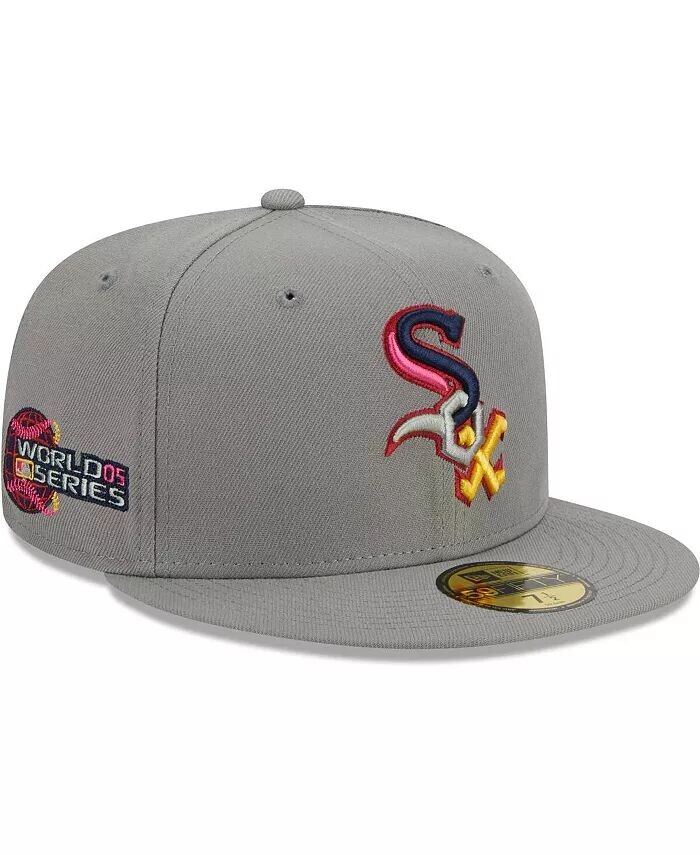 

Мужская серая кепка Chicago White Sox Color Pack 59FIFTY с приталенной шляпой New Era, серый