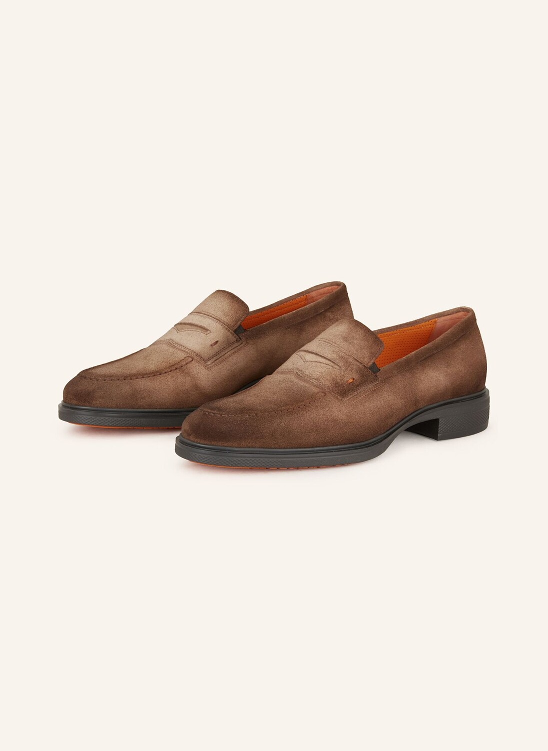 

Пенни лоферы Santoni, коричневый