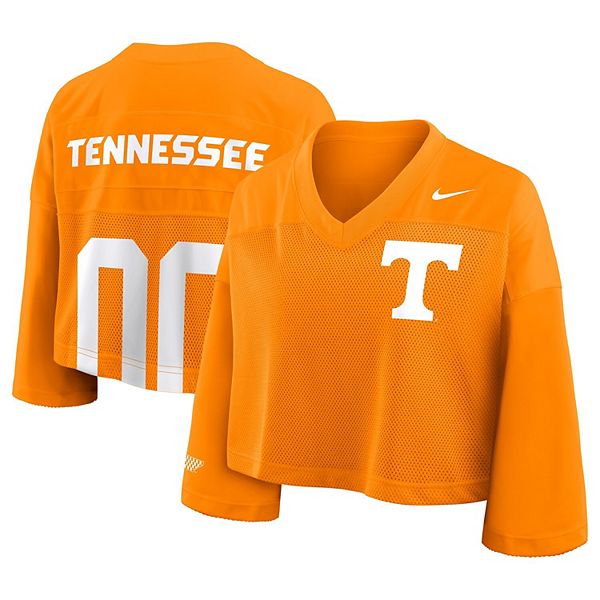 Женская укороченная футболка Tennessee Volunteers в сетку Nike — фото 2