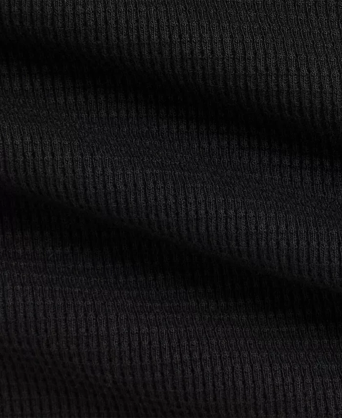 Детская футболка для мальчиков с вафельной вязкой Polo Ralph Lauren, черный — фото 3