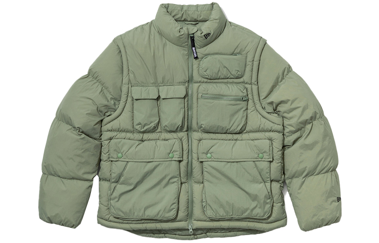 

New Era Пуховик мужской зеленый, Green