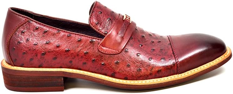 Мужские классические туфли British Collection Dolche, бордовый — фото 2