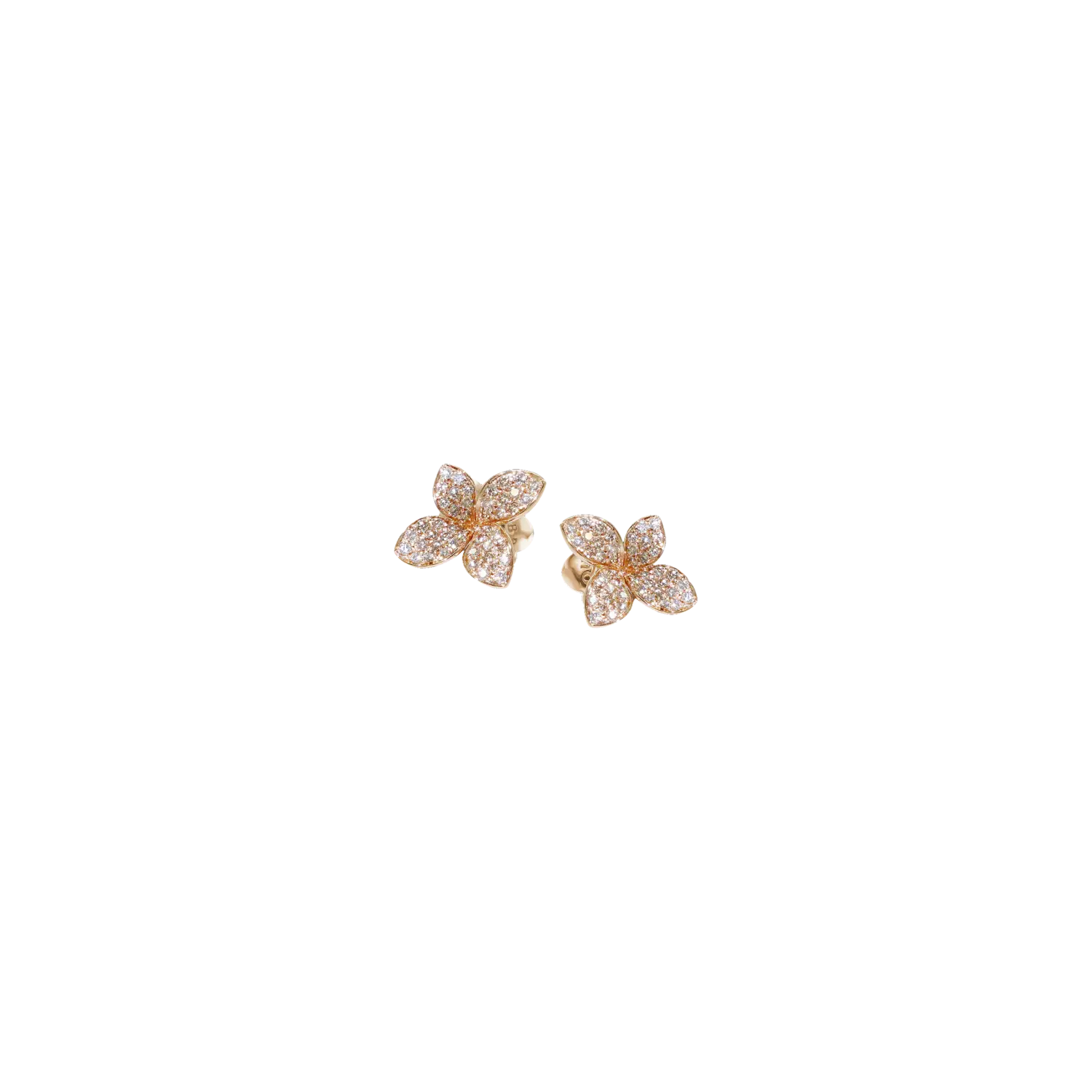 

Серьги Pasquale Bruni Petit garden из розового золота с белыми бриллиантами и бриллиантами цвета шампанского