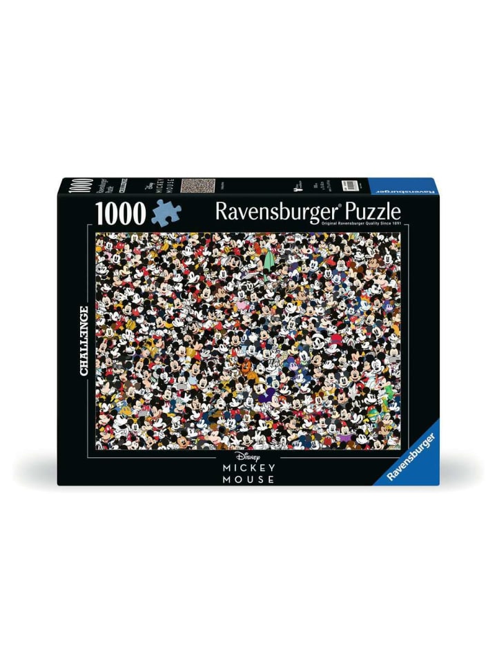 

Пазл Ravensburger из 1000 деталей. Встречайте Микки Мауса в красочном исполнении