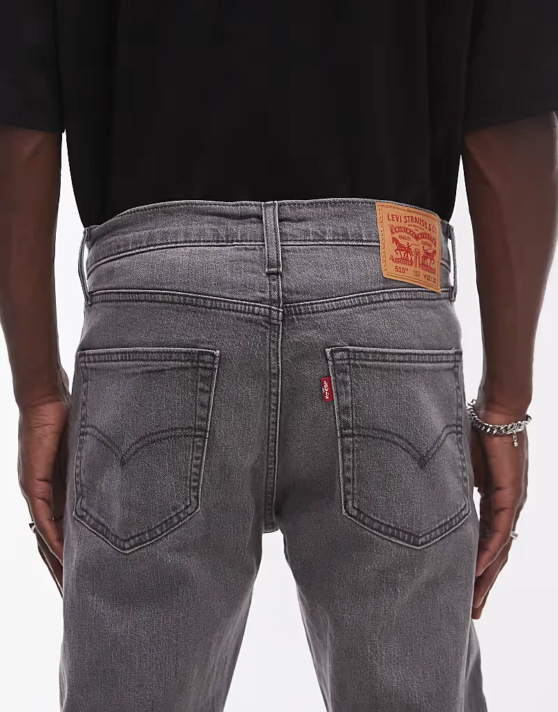 Джинсы зауженные Levis 515 slim Levi's, черный — фото 4