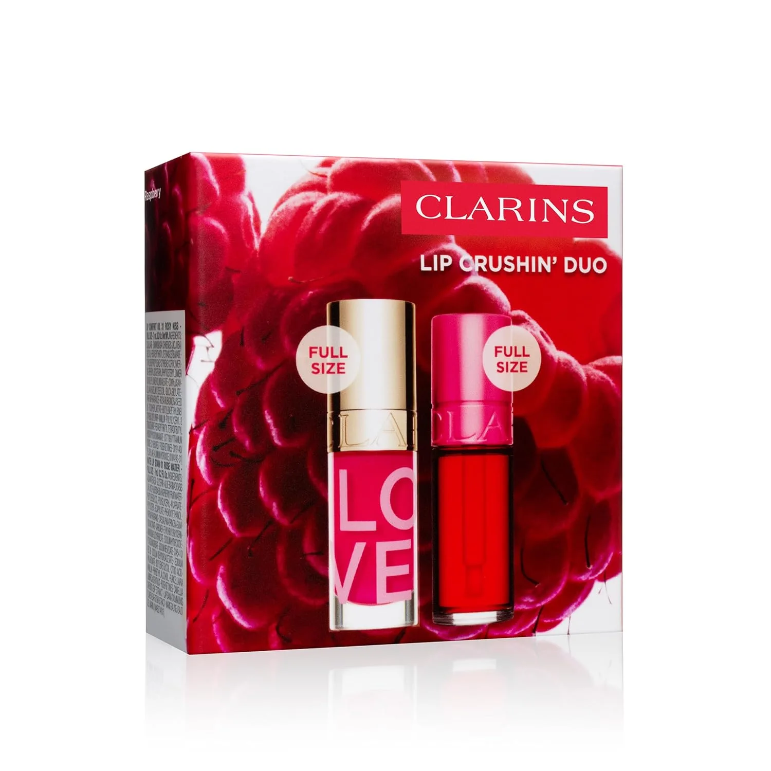 Масло для губ Clarins Lip Comfort Oil, увлажняющее и питающее, с блеском, успокаивает и защищает, 93% натуральных ингредиентов, 5,7 мл, Lip Duo Set — фото 3