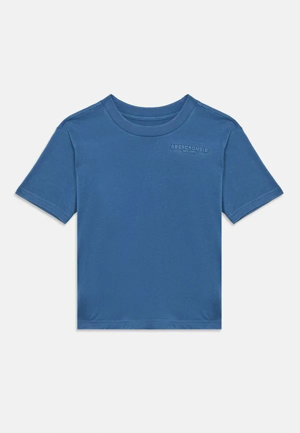 Выцветшая базовая футболка Abercrombie & Fitch, Moonlight Blue — фото 3