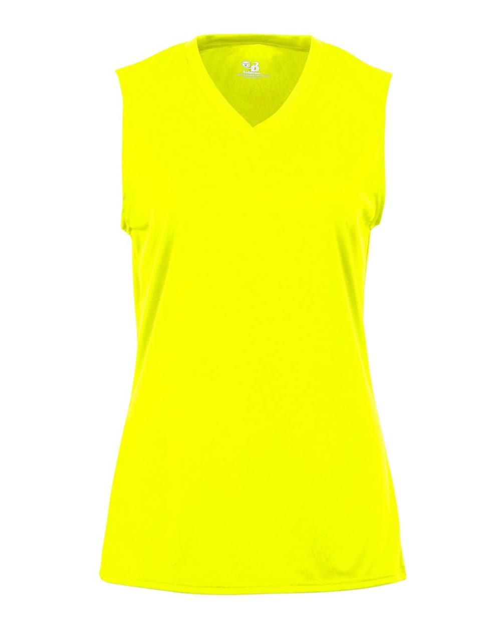 

Женская футболка без рукавов B-Core Badger, цвет safety yellow