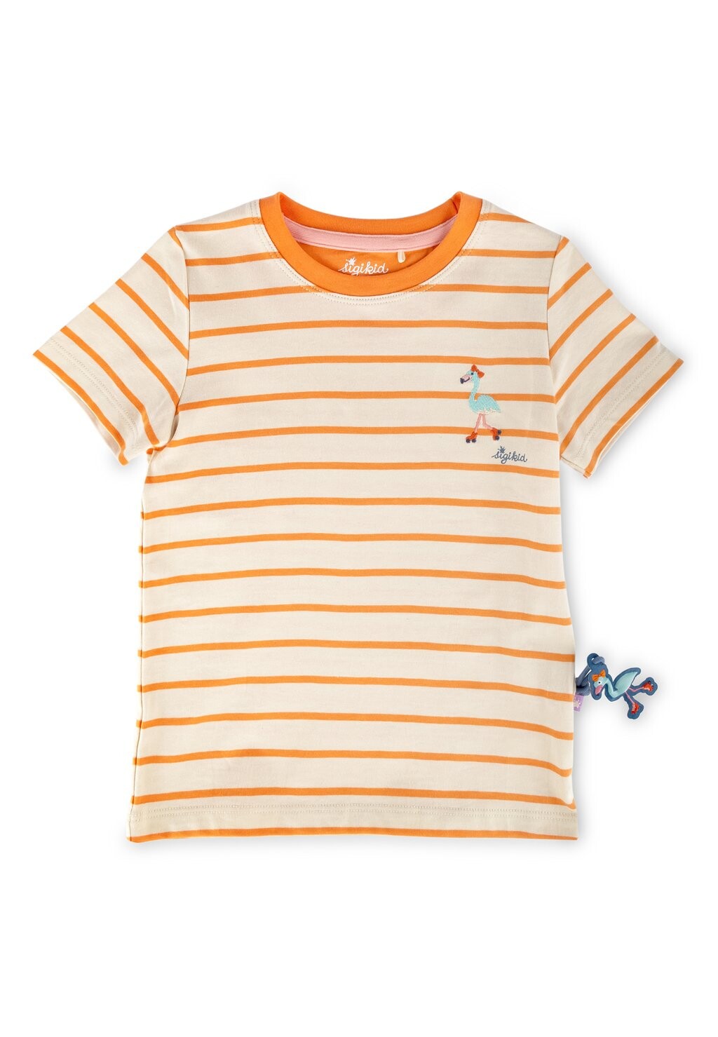 

Футболка с принтом WILD FLAMINGO sigikid, цвет creme orange